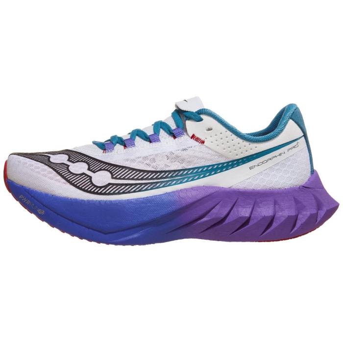 サッカニー Saucony 【 Endorphin Pro 4 Men White/Shadow 】 労働者階級 メンズ 白いこと 白いこと シャドー・シャドウ