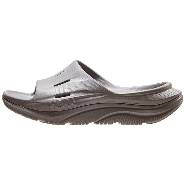 Hoka 【 Ora Recovery Slide 3 Unisex Grey/Grey 】 Slide サンダル ユニセックス 灰色 グレー|スニケス
