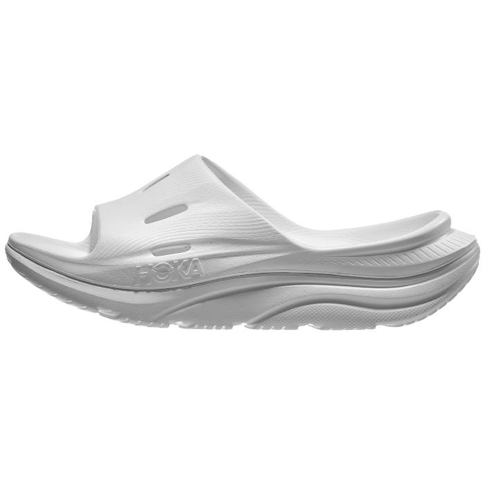 Hoka 【 Ora Recovery Slide 3 Unisex White/White 】 Slide サンダル ユニセックス 白色 ホワイト|スニケス