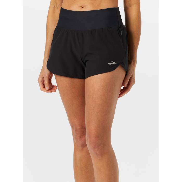 ブルックス Brooks 【 Women's Chaser 3" Short 2.0 Women Black 】 レディース レディース 黒色 ブラック|スニケス