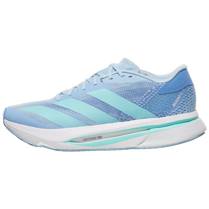 アディダス Adidas 【 Adizero Sl 2 Women Glow Blue/Flash Aqua 】 アディゼロ レディース 青み 青色 アクア