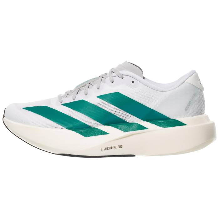 アディダス Adidas 【 Adizero Evo Sl Women White/Teal/Grey 】 アディゼロ レディース 白いこと 白いこと 薄墨色 薄墨色
