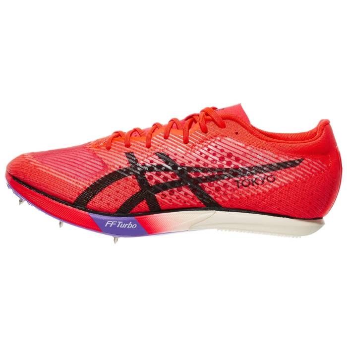 アシックス Asics 【 Metaspeed Md Spikes Unisex Flash Red/Black 】 ユニ一発やる Red 赤・赤いこと 黒いこと 黒いこと