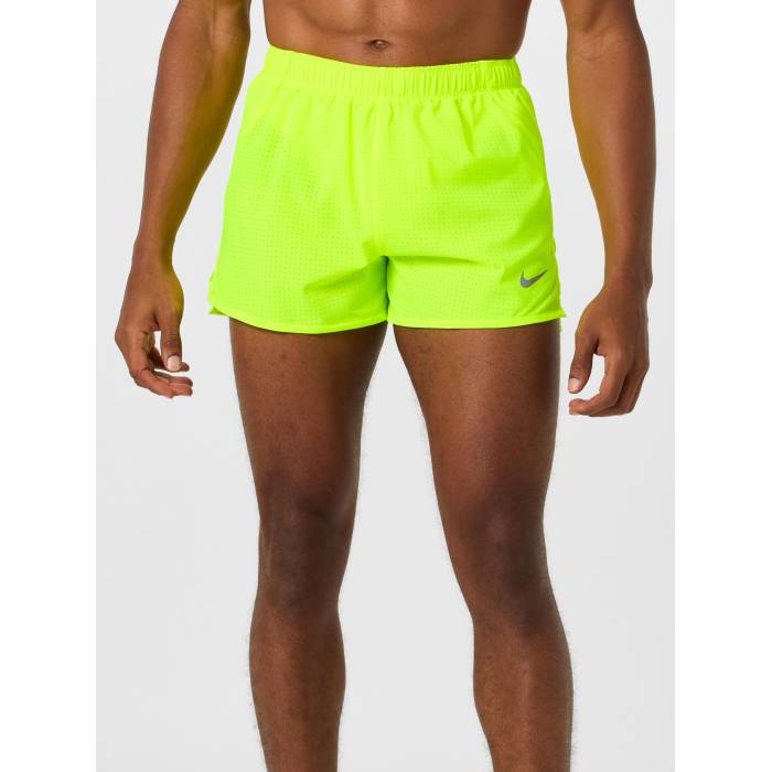 【★百貨店SALE★6/11十二時2時迄】ナイキ Nike 【 Men\u0027s Dri-Fit Fast 3\" Brief-Lined Run Short Men Volt 】 メンズ 素っ気ない填まる ファ同盟罷工 幽客 メンズ"
