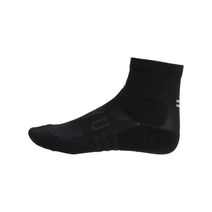 Shyu 【 Racing Quarter Crew Socks Black/Black/Black Unisex Black 】 クルー ソックス・靴下 ユニセックス 黒色 ブラック