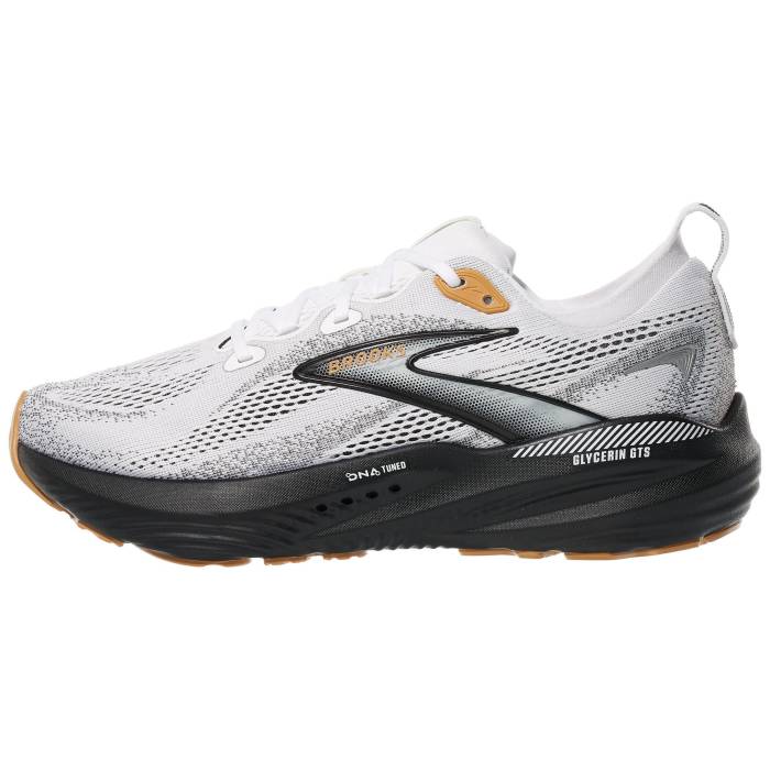 【★百貨店SALE★6/11十二時2時迄】ブルックス Brooks 【 Glycerin Gts 22 Men White/Grey/Black 】 GTS メンズ 白いこと 白いこと 薄墨色 薄墨色 黒いこと 黒いこと