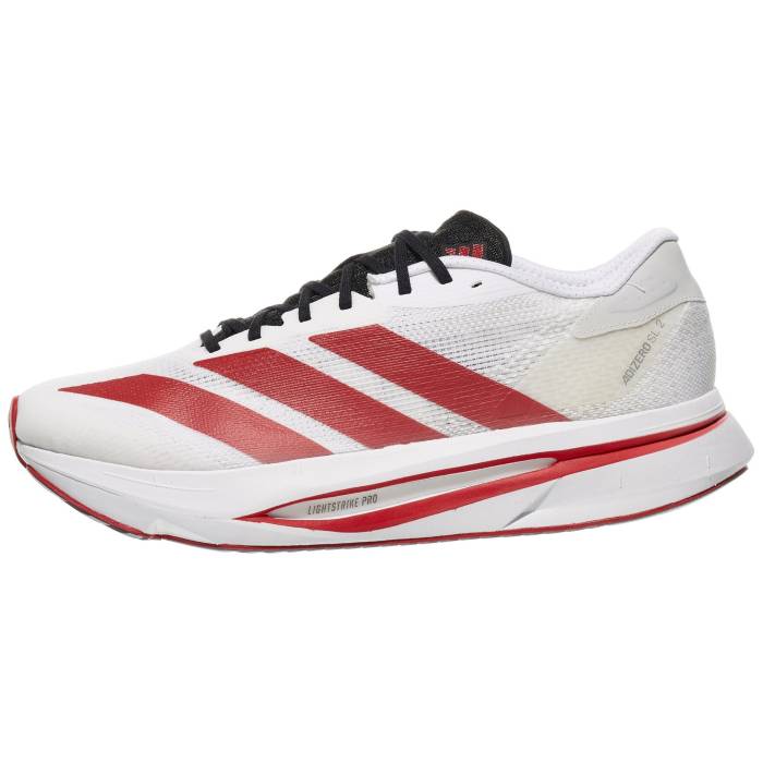 【★百貨店SALE★6/11十二時2時迄】アディダス Adidas 【 Adizero Sl 2 Men White/Red/Black 】 アディゼロ メンズ 白いこと 白いこと Red 赤・赤いこと 黒いこと 黒いこと