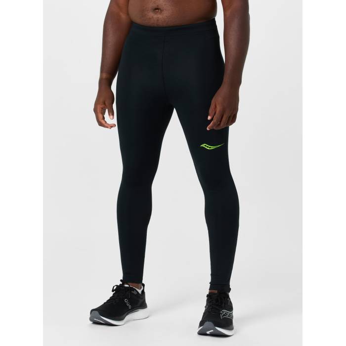 サッカニー Saucony 【 Men\u0027s Elite Tight Men Black 】 メンズ エリート メンズ 黒いこと 黒いこと