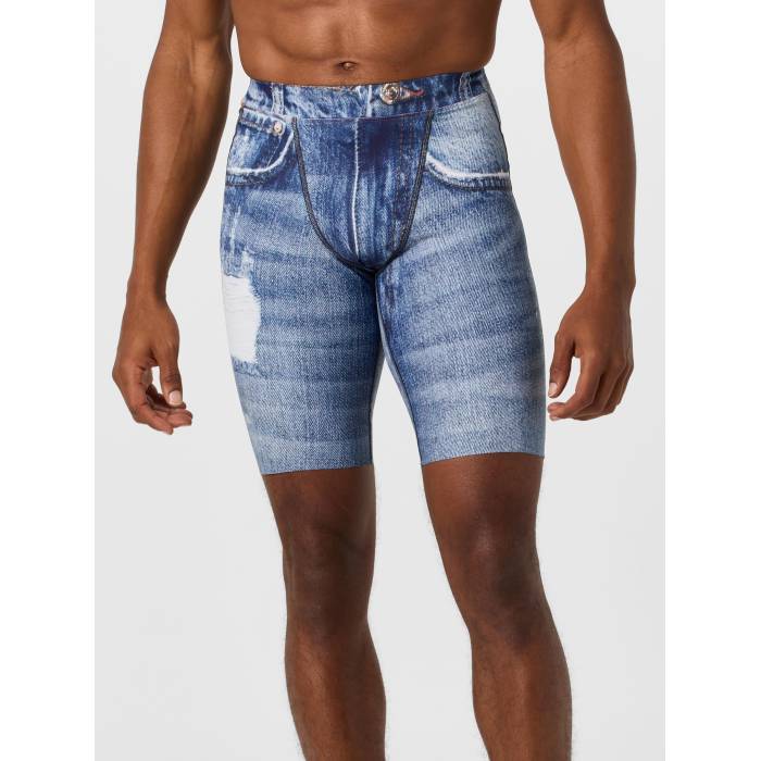 Boa 【 Men\u0027s Titan 9\" Jorts Half Tight Men Blue 】 メンズ 二分の一 メンズ 青み 青色"