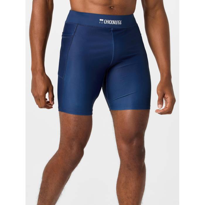 Chicknlegs 【 Men\u0027s Navy 8\" Half Tight Men Navy 】 メンズ 紺色 米国海軍 二分の一 メンズ 紺色 米国海軍"