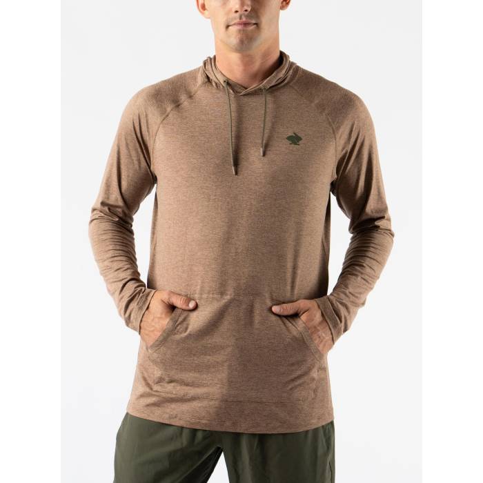 Rabbit 【 Men\u0027s Ez Hooded Pullover Men Petrified Oak 】 メンズ ボンネット付 メンズ