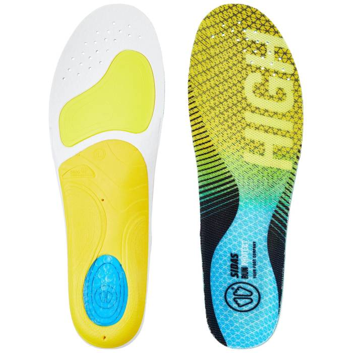 Sidas 【 Run 3Feet Protect High Insoles Unisex Yellow 】 ラン ハイ ユニセックス yellow 黄色・イエロー