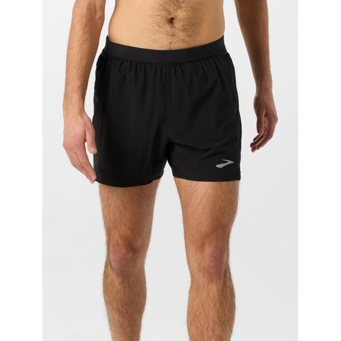 【★百貨店SALE★6/11十二時2時迄】ブルックス Brooks 【 Men\u0027s Journey 5\" Short Men Black 】 メンズ メンズ 黒いこと 黒いこと"