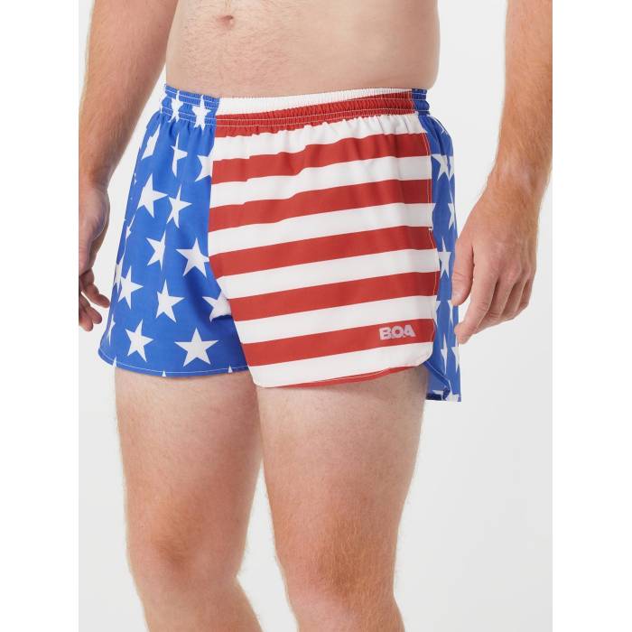 【★百貨店SALE★6/11十二時2時迄】Boa 【 Men\u0027s 3\" Half Split Short Usa Flag Men Usa Flag 】 メンズ 二分の一 メンズ"