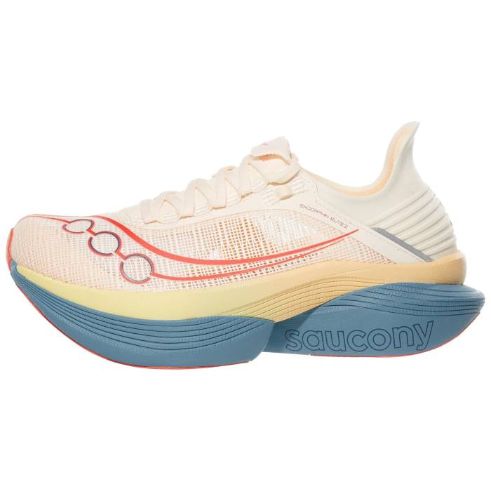 サッカニー Saucony 【 Endorphin Elite 2 Unisex Buttercream/Ash 】 エリート ユニ一発やる