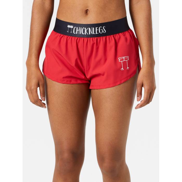 Chicknlegs 【 Women's Red 1.5" Split Shorts Women Red 】 レディース Red 赤・レッド ショーツ レディース Red 赤・レッド|スニケス