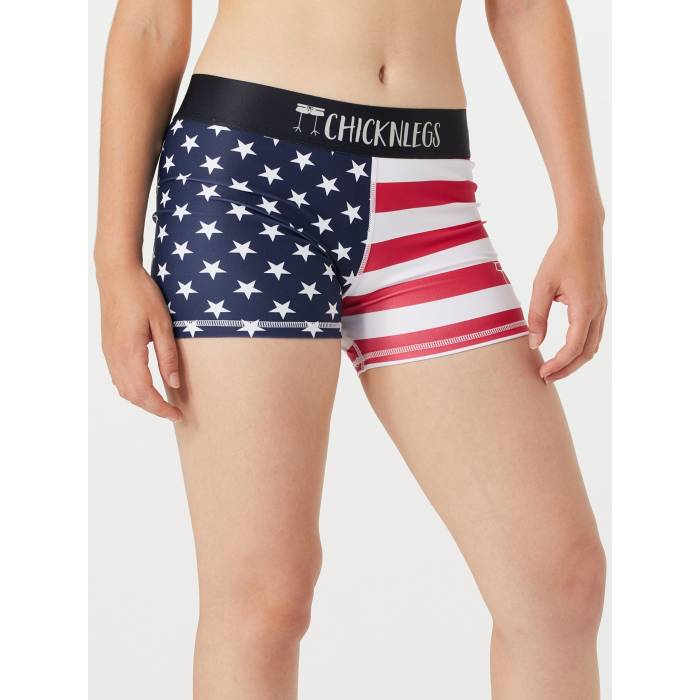 Chicknlegs 【 Women's Usa Flag 3\