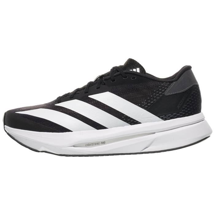 アディダス Adidas 【 Adizero Sl 2 Women Core Black/White/Grey 】 アディゼロ レディース 中核グループ 黒いこと 黒いこと 白いこと 白いこと 薄墨色 薄墨色