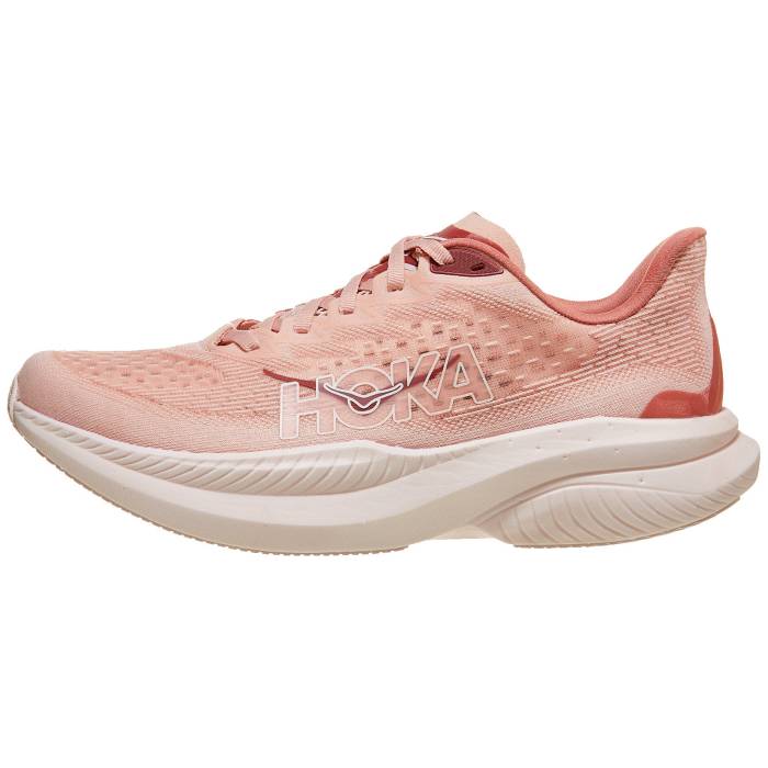 Hoka 【 Mach 6 Women Rose Latte/Blush 】 レディース Rose サクラ色