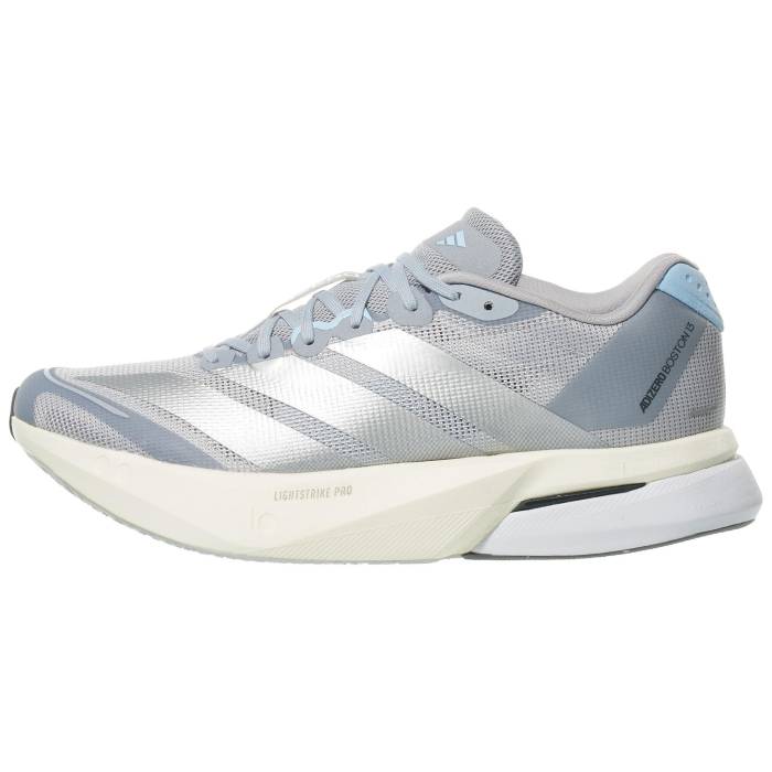 アディダス Adidas 【 Adizero Boston 13 Women Halo Silver/Blue 】 アディゼロ 豆の町 13 サー青少年 レディース Silver しろがね色・しろがね色 青み 青色