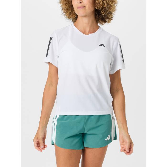 アディダス Adidas 【 Women's Own The Run Base Tee Women White 】 レディース ラン Tシャツ レディース 白色 ホワイト
