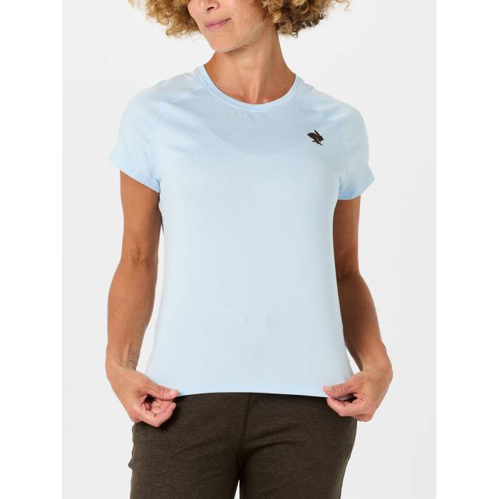 Rabbit 【 Women's Ez Short Sleeve Tee Women Ice Water 】 レディース Sleeve スリーブ Tシャツ レディース｜スニケス