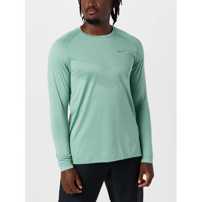 【★百貨店SALE★6/11十二時2時迄】ナイキ Nike 【 Men\u0027s Dri-Fit Adv Stride Long Sleeve Top Men Cannon 】 メンズ 素っ気ない填まる Sleeve 捩り メンズ