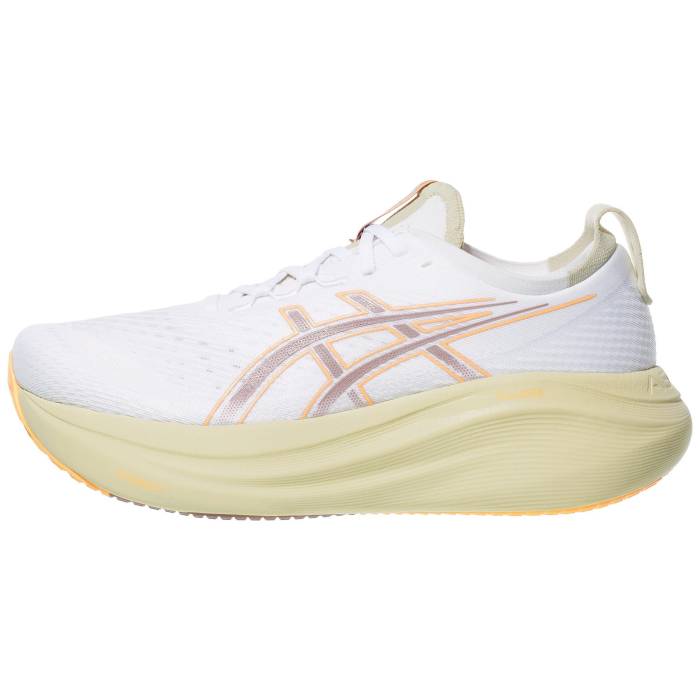 【★百貨店SALE★6/11十二時2時迄】アシックス Asics 【 Gel Nimbus 27 Men White/Fawn 】 メンズ 白いこと 白いこと