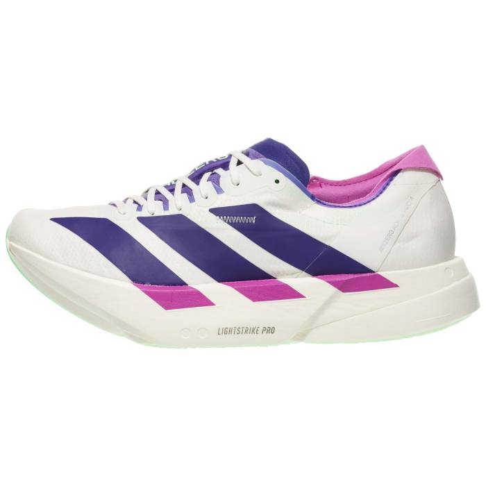 アディダス Adidas 【 Adizero Adios Pro 4 Men Core White/Purpl 】 アディゼロ アディオス 労働者階級 メンズ 中核グループ 白いこと 白いこと
