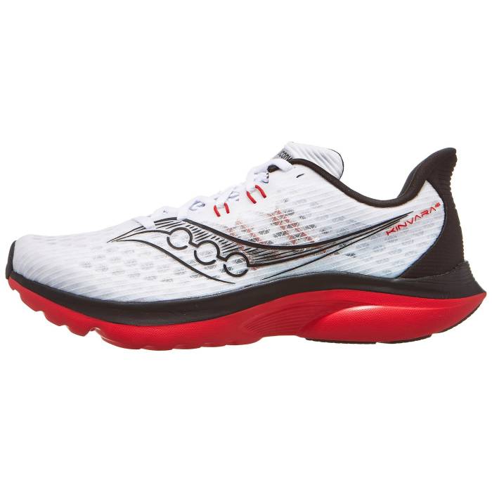 【★百貨店SALE★6/11真夜中2時迄】サッカニー Saucony 【 Kinvara 16 Men White/Red 】 メンズ 白いこと 白いこと Red 赤・赤いこと
