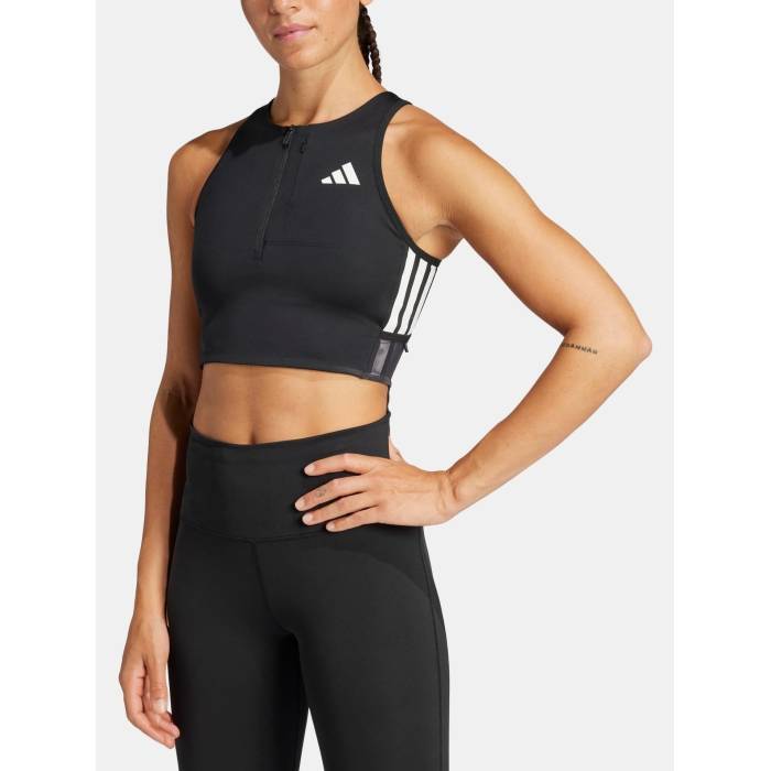 アディダス Adidas 【 Women's Adizero Crop Women Black 】 レディース アディゼロ Crop クロップ レディース 黒色 ブラック