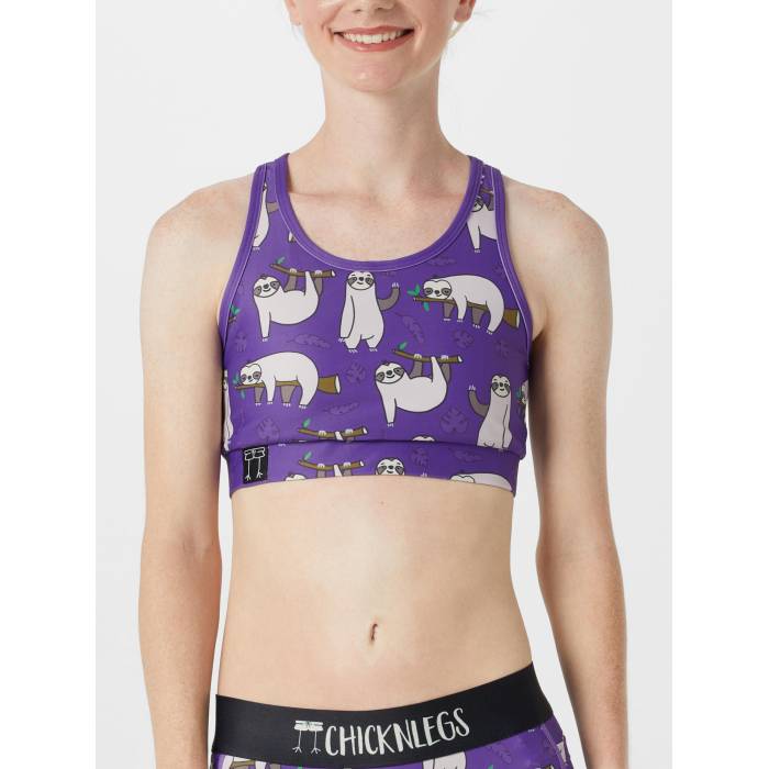 Chicknlegs 【 Sloths Sports Pocket Bra Women Sloths 】 レディース|スニケス