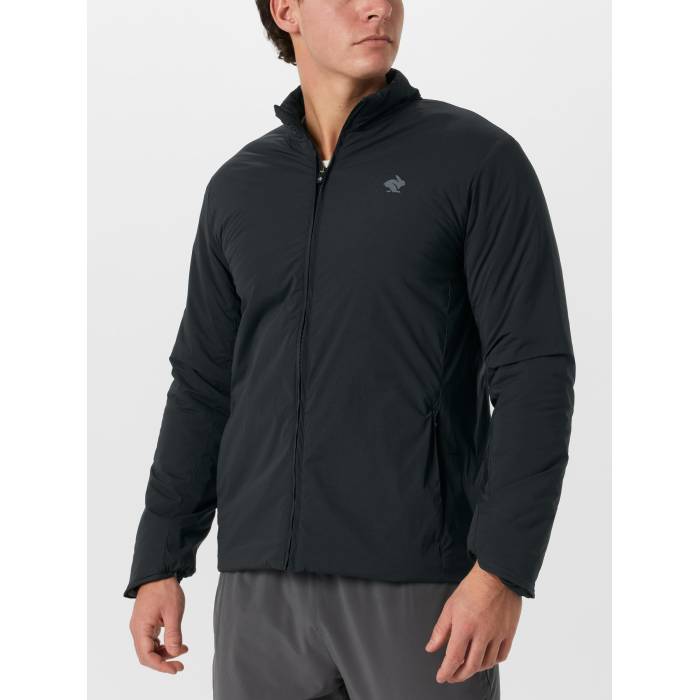 Rabbit 【 Men\u0027s Warm Up N\u0027 Go Jacket Men Black 】 メンズ ウォーム Jacket 上衣 メンズ 黒いこと 黒いこと