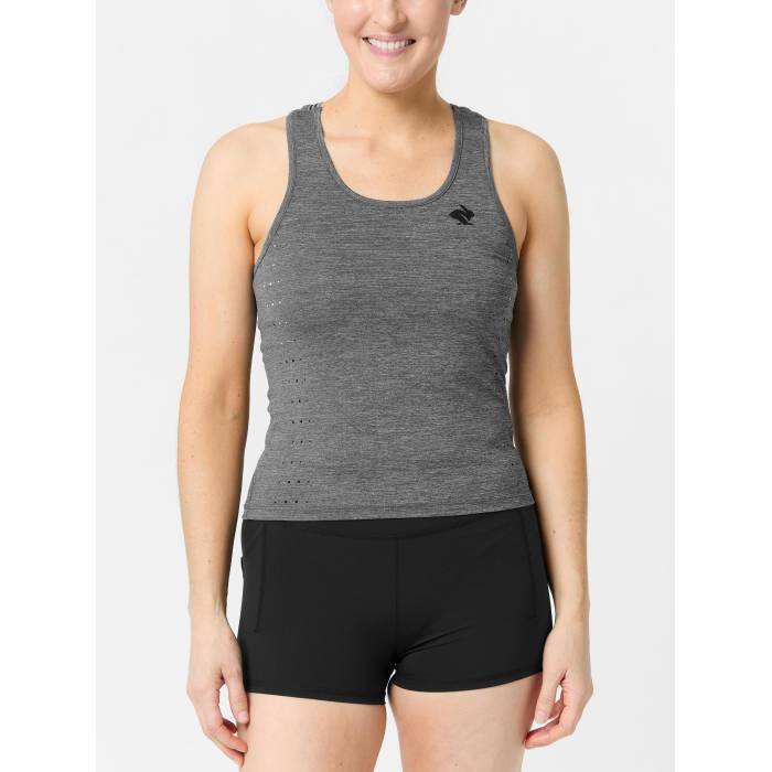 Rabbit 【 Women's Flow State Tank Women Black Charcoal 】 レディース フローレス State スケートボード タンクトップ レディース 黒色 ブラック チャコール|スニケス