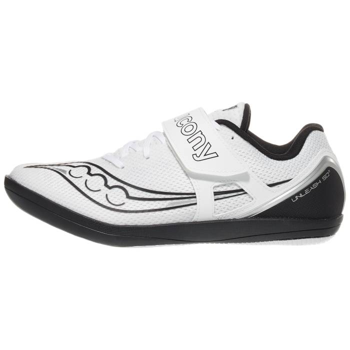 サッカニー Saucony 【 Unleash Sd 3 Throw Shoes Unisex White/Black 】 シューズ 運動すること靴 ユニ一発やる 白いこと 白いこと 黒いこと 黒いこと シューズ-スポーツ・アウトドア