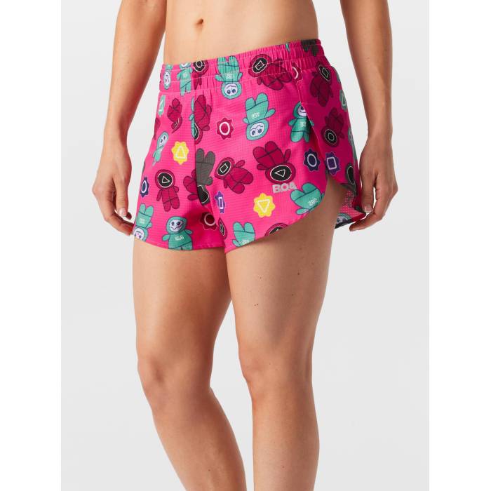 Boa 【 Women's Aeropro 3" Split Shorts Red Stop Green Go Women Red Stop Green Go 】 レディース ショーツ Red 赤・レッド green 緑・グリーン レディース Red 赤・レッド green 緑・グリーン|スニケス
