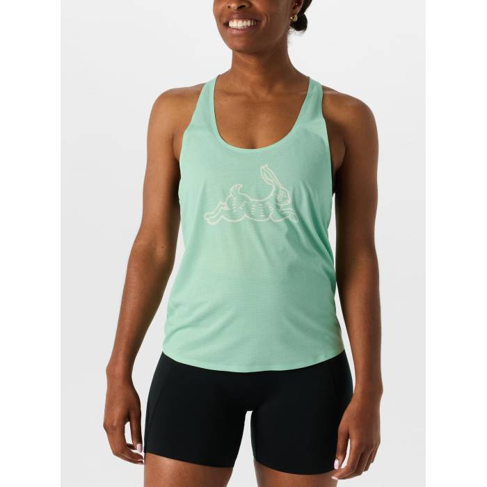 Rnnr 【 Women's Aerofly Singlet Mist Women Mist 】 レディース Singlet シングレット レディース