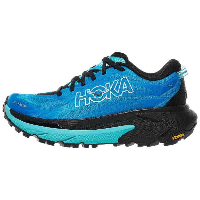 Hoka 【 Mafate 5 Women Skyward Blue/Black 】 レディース 青み 青色 黒いこと 黒いこと