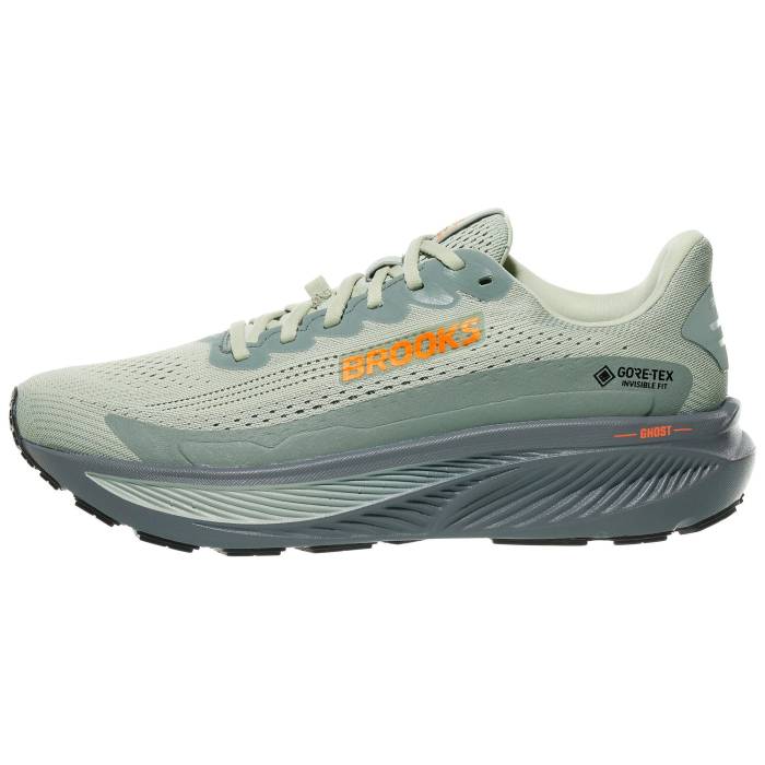【★百貨店SALE★6/11真夜中2時迄】ブルックス Brooks 【 Ghost 17 Gtx Men Smoke/Primer Grey/Orang 】 メンズ 薄墨色 薄墨色