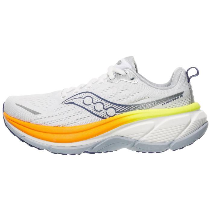 【★百貨店SALE★6/11真夜中2時迄】サッカニー Saucony 【 Hurricane 25 Women White/Frigid 】 ハリケイン レディース 白いこと 白いこと