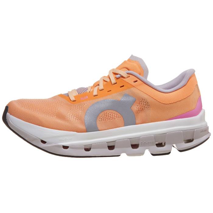 【★百貨店SALE★6/11真夜中2時迄】オン On 【 Cloudflow 5 Women Tangerine/Silver 】 レディース Silver しろがね色・しろがね色