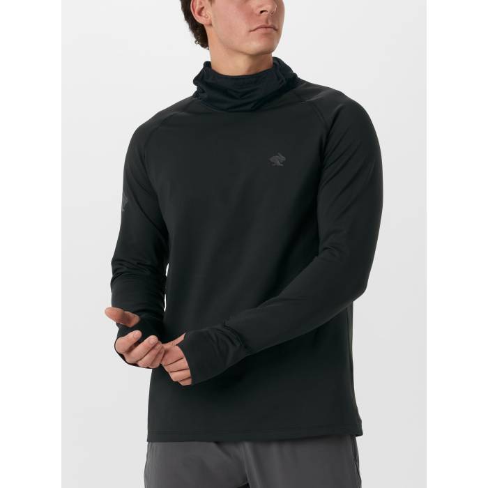 【★百貨店SALE★6/11真夜中2時迄】Rabbit 【 Men\u0027s Cocoon 2.0 Long Sleeve Men Black 】 メンズ Sleeve 衣袂 メンズ 黒いこと 黒いこと