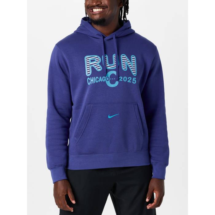 ナイキ Nike 【 Men\u0027s Chicago Marathon 2025 Club Hoodie Men Deep Night 】 メンズ 風の強い町 野球クラブ フーディー パーカー メンズ ディープ ナイト爵