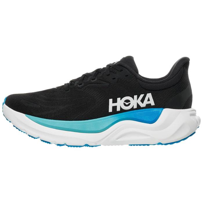 【★百貨店SALE★6/11真夜中2時迄】Hoka 【 Arahi 8 Men Black/Skyward Blue 】 メンズ 黒いこと 黒いこと 青碧 青碧