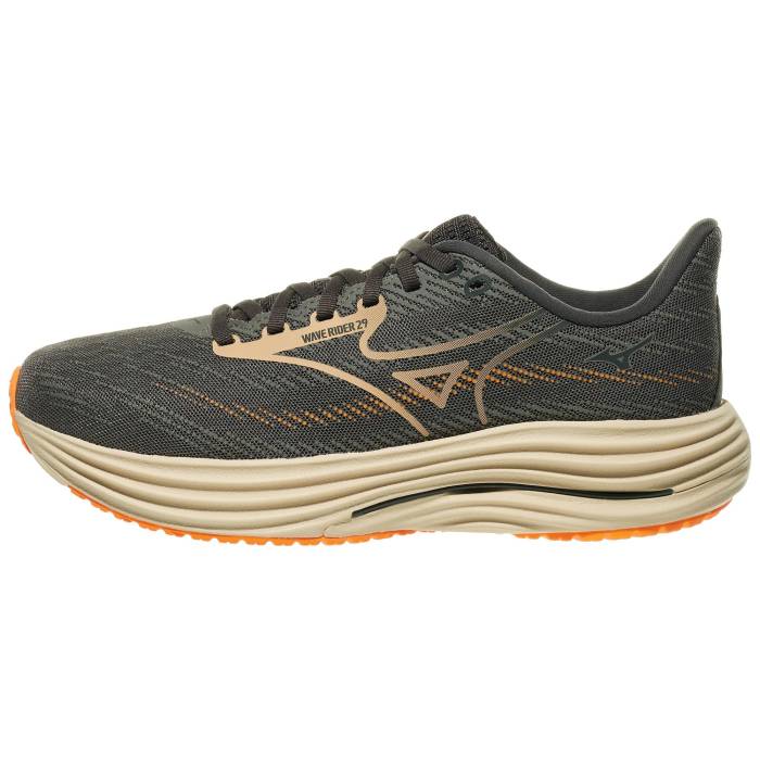 【★百貨店SALE★6/11十二時2時迄】ミズノ Mizuno 【 Wave Rider 29 Men Quiet Shade/Sand 】 Wave ウェーブ・ウェイブ メンズ 砂色・沙子