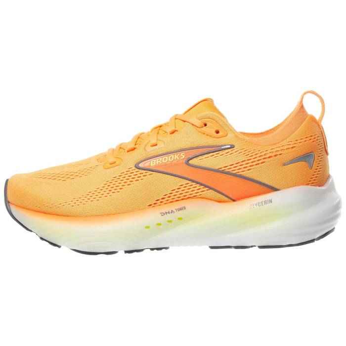 【★百貨店SALE★6/11十二時2時迄】ブルックス Brooks 【 Glycerin 22 Men Orange/Nightlife/White 】 メンズ orange 橙・オレンジ色 白いこと 白いこと