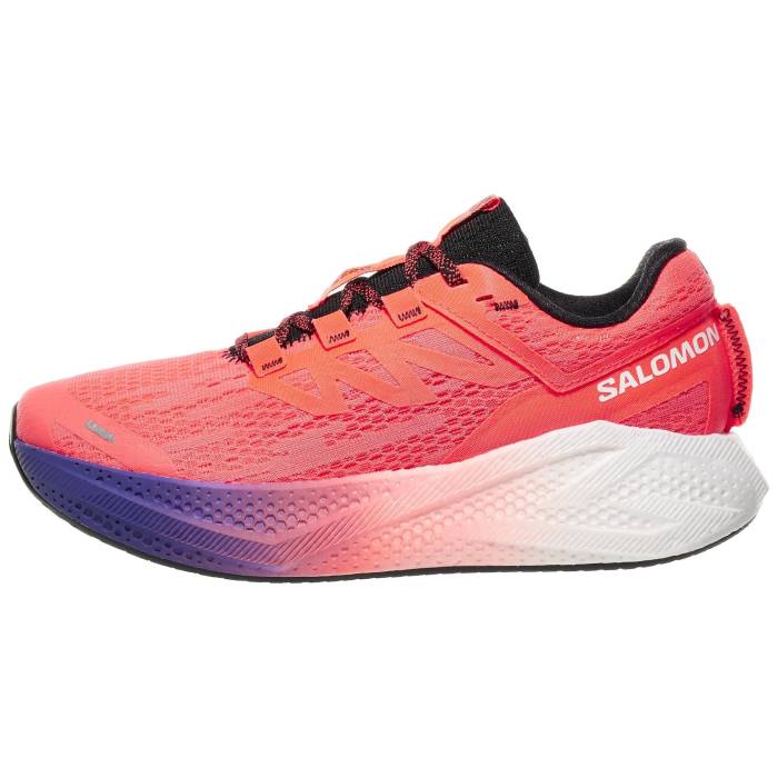 サロモン Salomon 【 Aero Glide 3 Men Neon Flame/White/Black 】 グライド メンズ 白色 ホワイト 黒色 ブラック