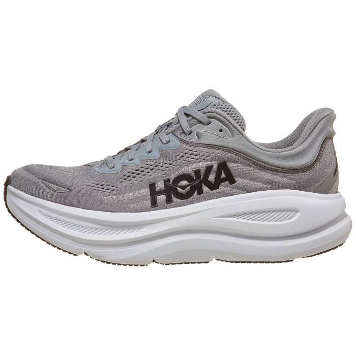 【★百貨店SALE★6/11真夜中2時迄】Hoka 【 Bondi 9 Men Galactic Grey/Stellar Grey 】 メンズ 薄墨色 薄墨色