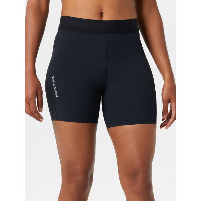 サロモン Salomon 【 Women's Sense Aero 5" Short Tight Women Black 】 レディース レディース 黒色 ブラック｜スニケス