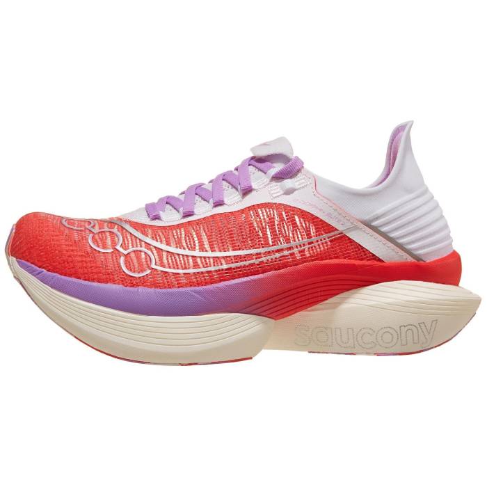 サッカニー Saucony 【 Endorphin Elite 2 Unisex Coral/White 】 エリート ユニ一発やる 白いこと 白いこと